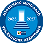 A kép a Megbízható Munkaadó minősítésünk logóját ábrázolja, melyet 2025-től 2027-ig nyertünk el.